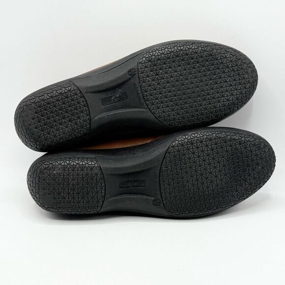 Sole Terra Lotus 2.0 Leather Lace Up Loafers in Dark Saddle Brown - Women’s US 8 - Picture 10 of 11